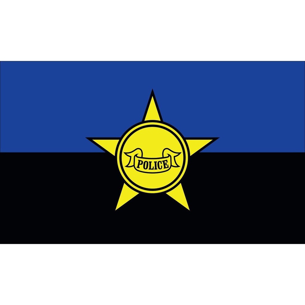 [70323] Police Remembrance 3' x 5' Outdoor Nylon Flag