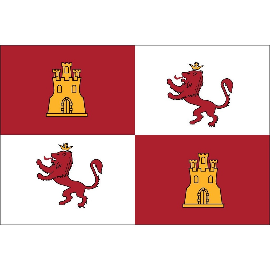 [60577] Royal Standard of Spain 3' x 5' Outdoor Nylon Flag