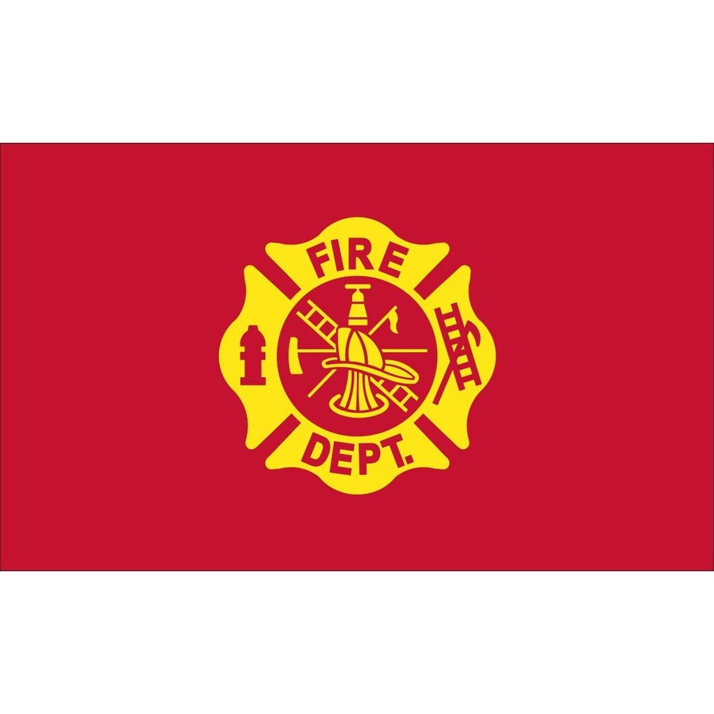 [70283] Fire Department 3' x 5' Outdoor Nylon Flag