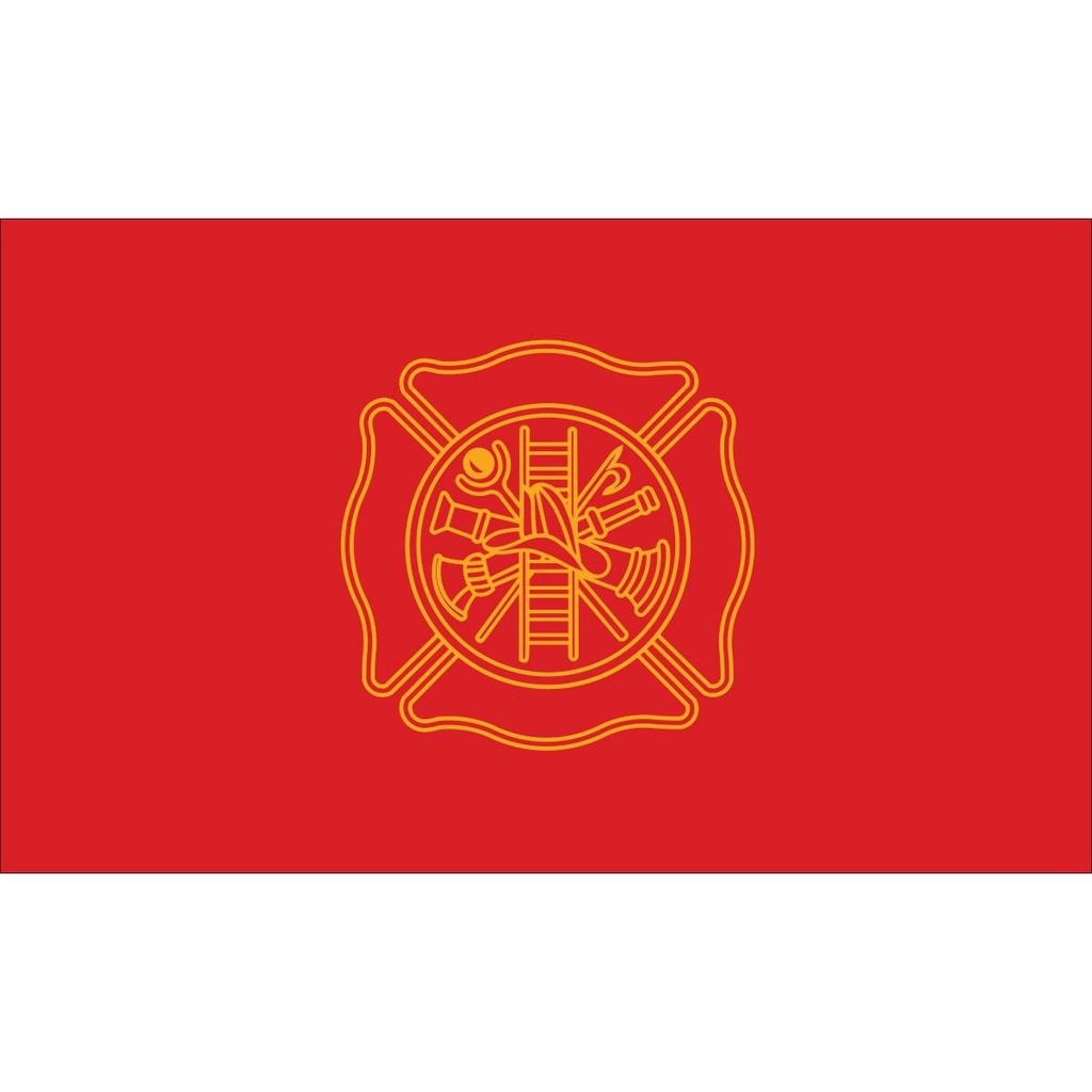 [70284] Firefighters 3' x 5' Outdoor Nylon Flag