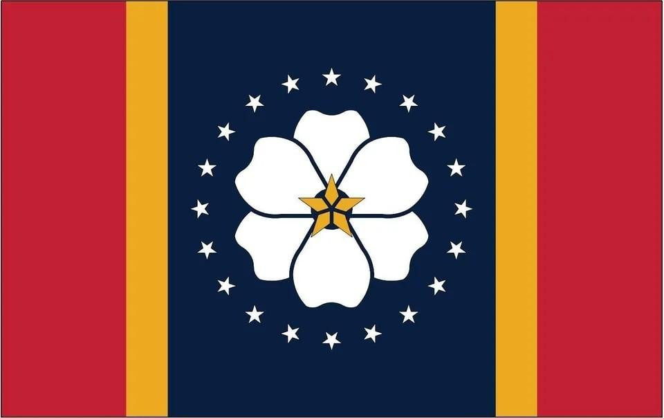 [142850] Mississippi 2' x 3' Outdoor Nylon Flag (New)