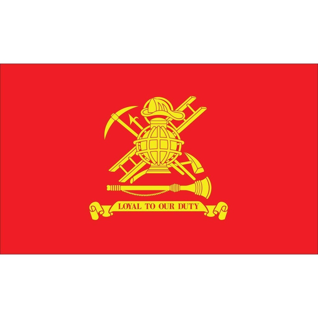 [70285] Firemen 3' x 5' Outdoor Nylon Flag