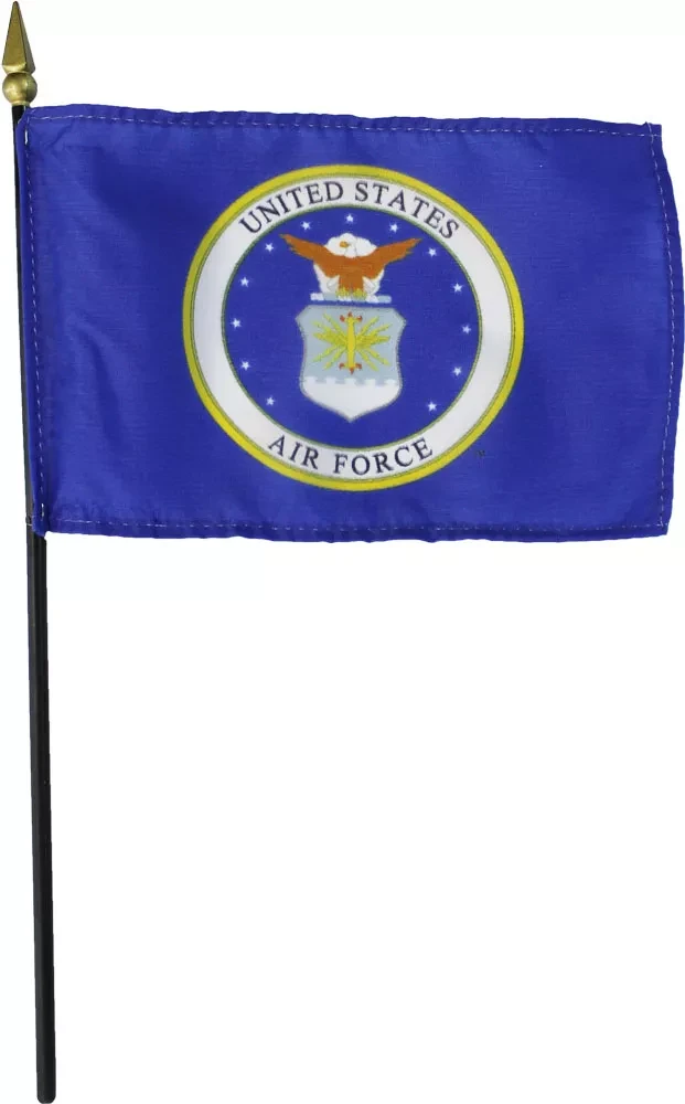 [70112] US Air Force 4" x 6" Miniature Flags