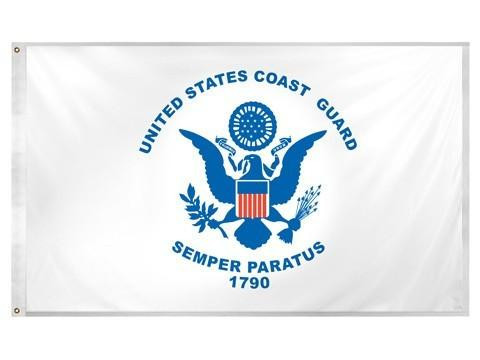 US Coast Guard 2' x 3' Nylon Flag