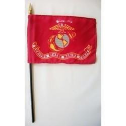 US Marine Corps 4" x 6" Miniature Flags