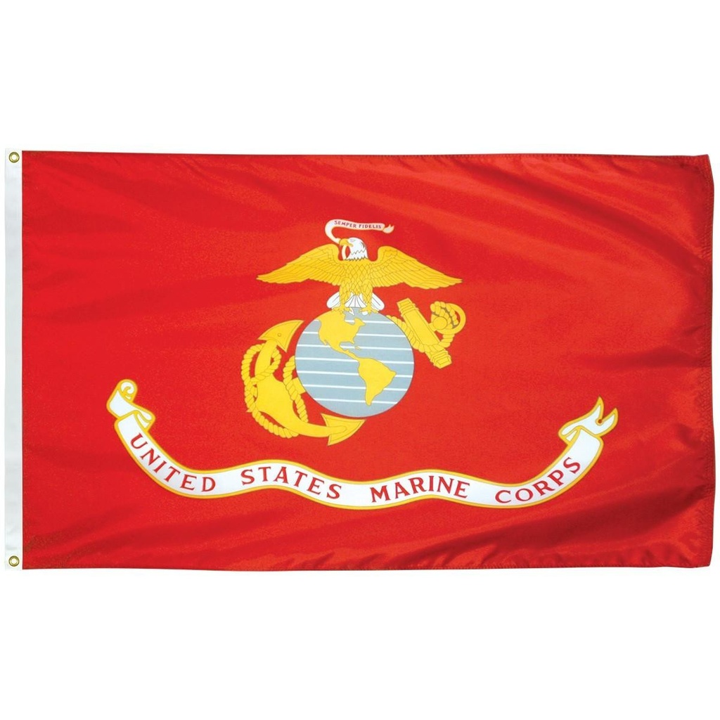 US Marine Corps 6' x 10' Nylon Flag