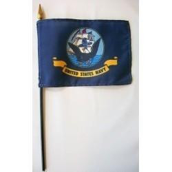 US Navy 4" x 6" Miniature Flags