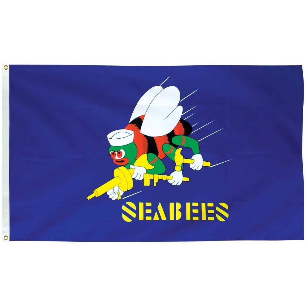 [70259] 3' x 5' SeaBees Flag