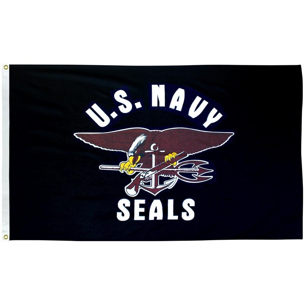 [70261] 3' x 5' U.S. Navy Seals Flag