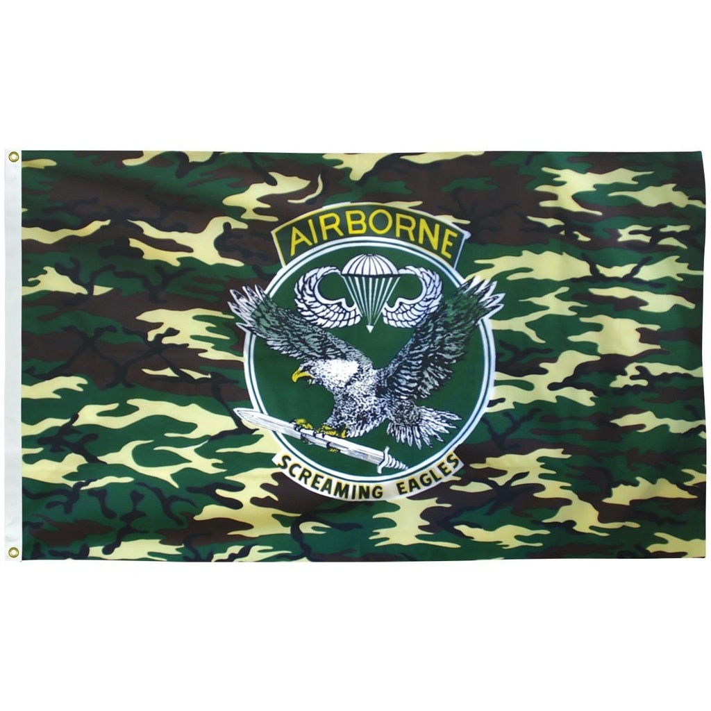 [70255] 3' x 5' Camo Airborne Flag