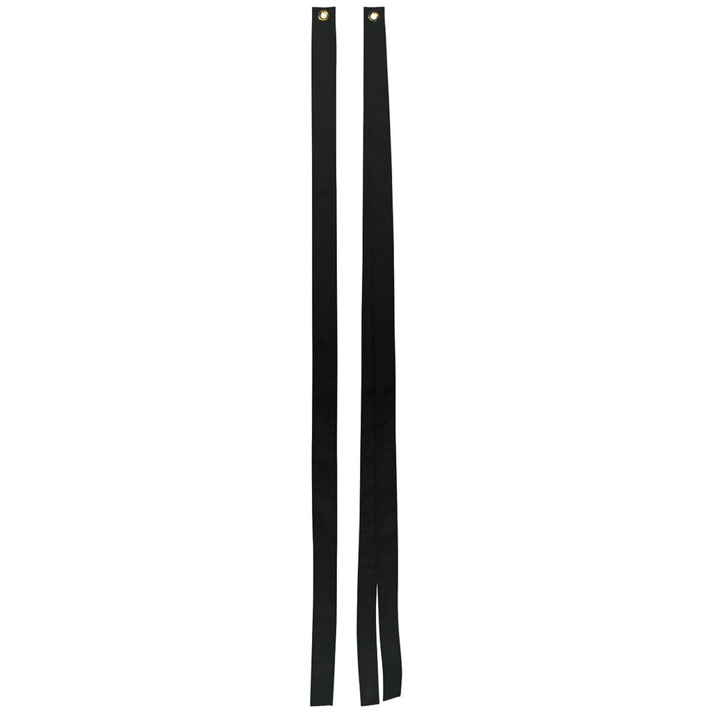 [70482] Double Black Nylon Mourning Streamers