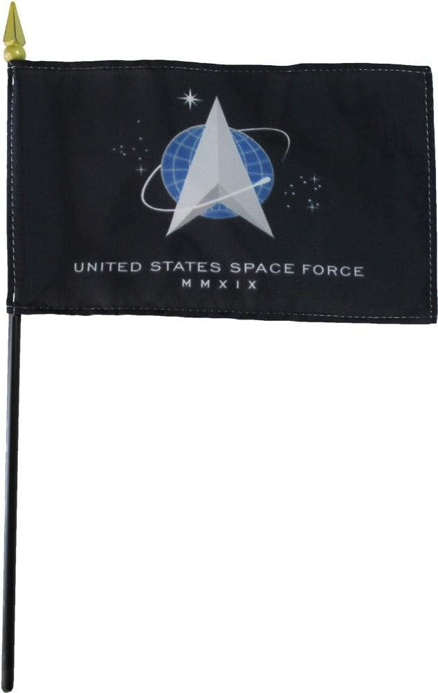 [4369] Space Force 4" x 6" Miniature Flags