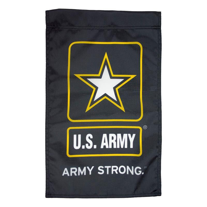 [379401] 12" x 18" Army Logo Garden Flag