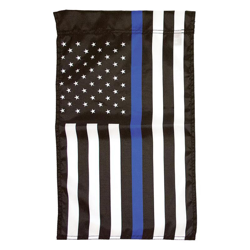 [3960] 12X18 IN THIN BLUE LINE US GARDEN FLAG