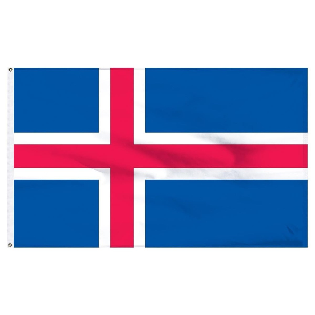 Iceland 3' x 5' Outdoor Nylon Flag