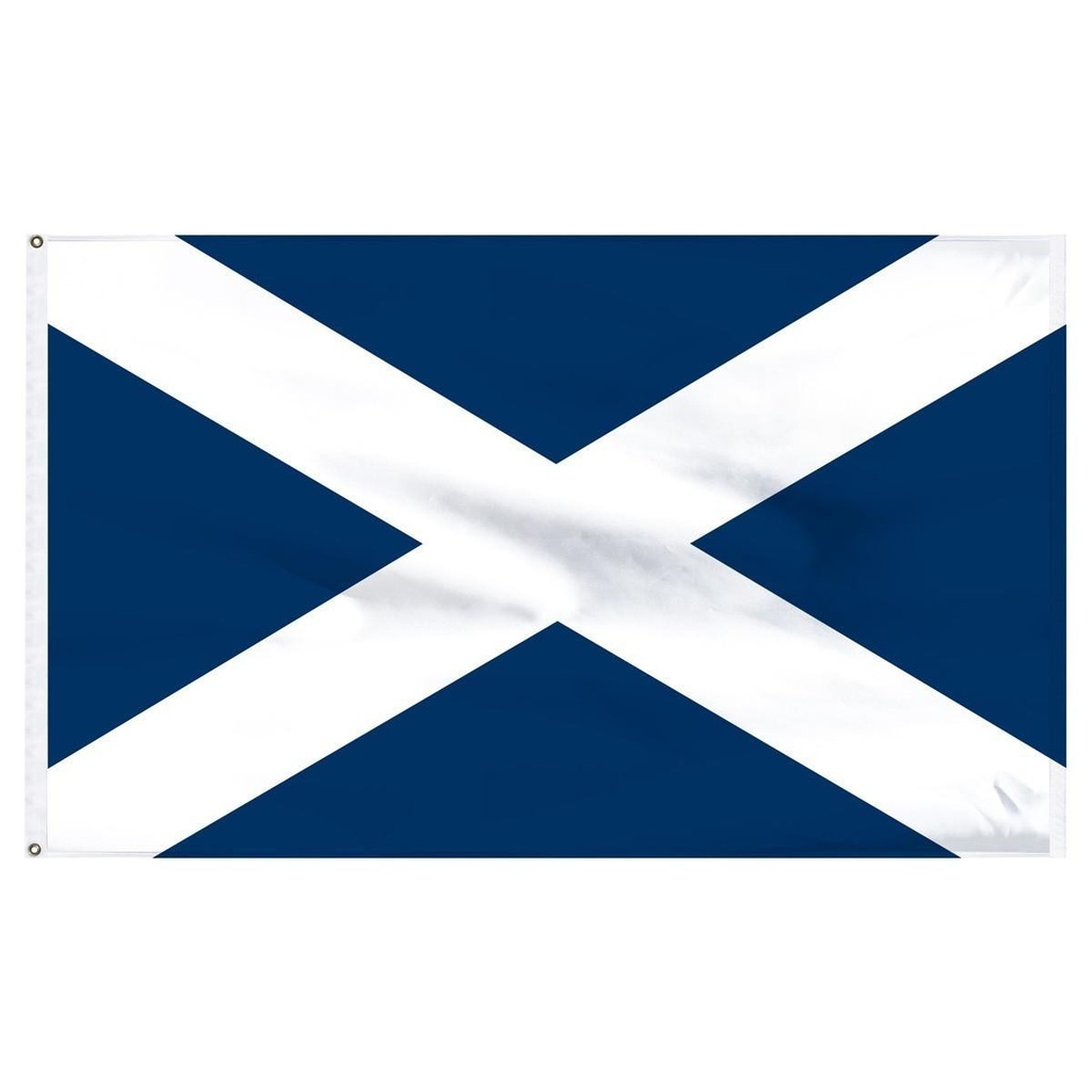 [33647] Scotland - St. Andrew's Cross 3' x 5' Outdoor Nylon Flag