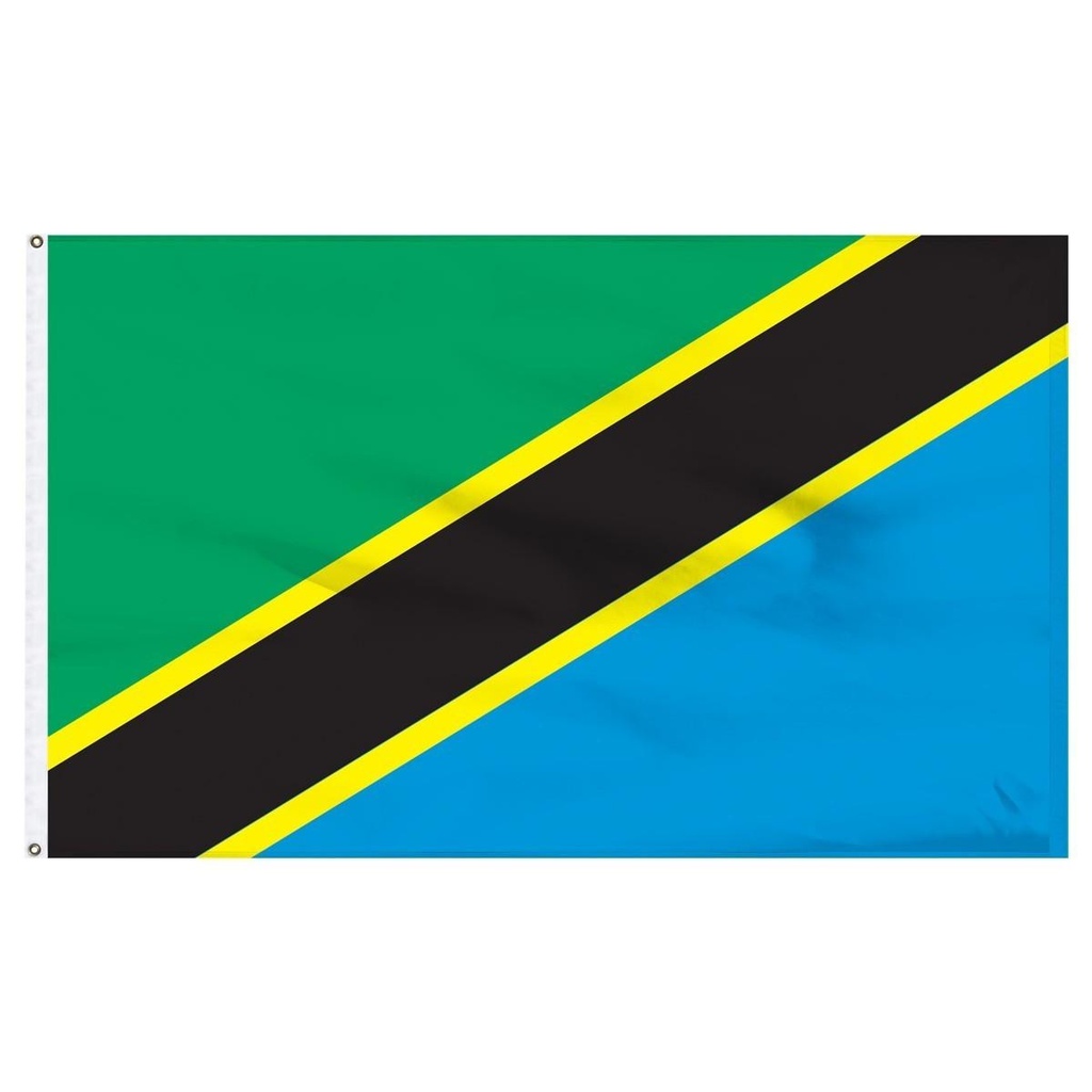 [34074] Tanzania 2' x 3' Outdoor Nylon Flag