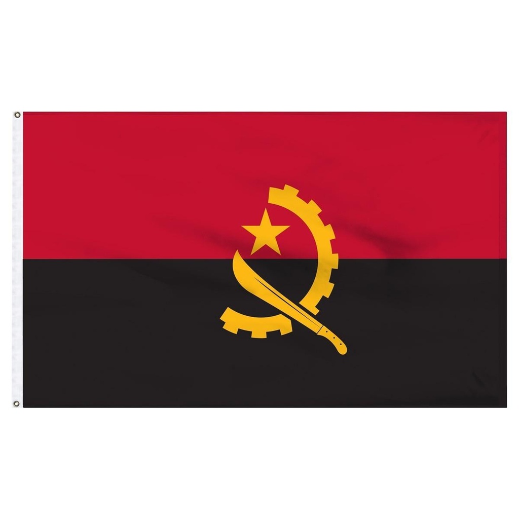 [30129] Angola 4' x 6' Outdoor Nylon Flag
