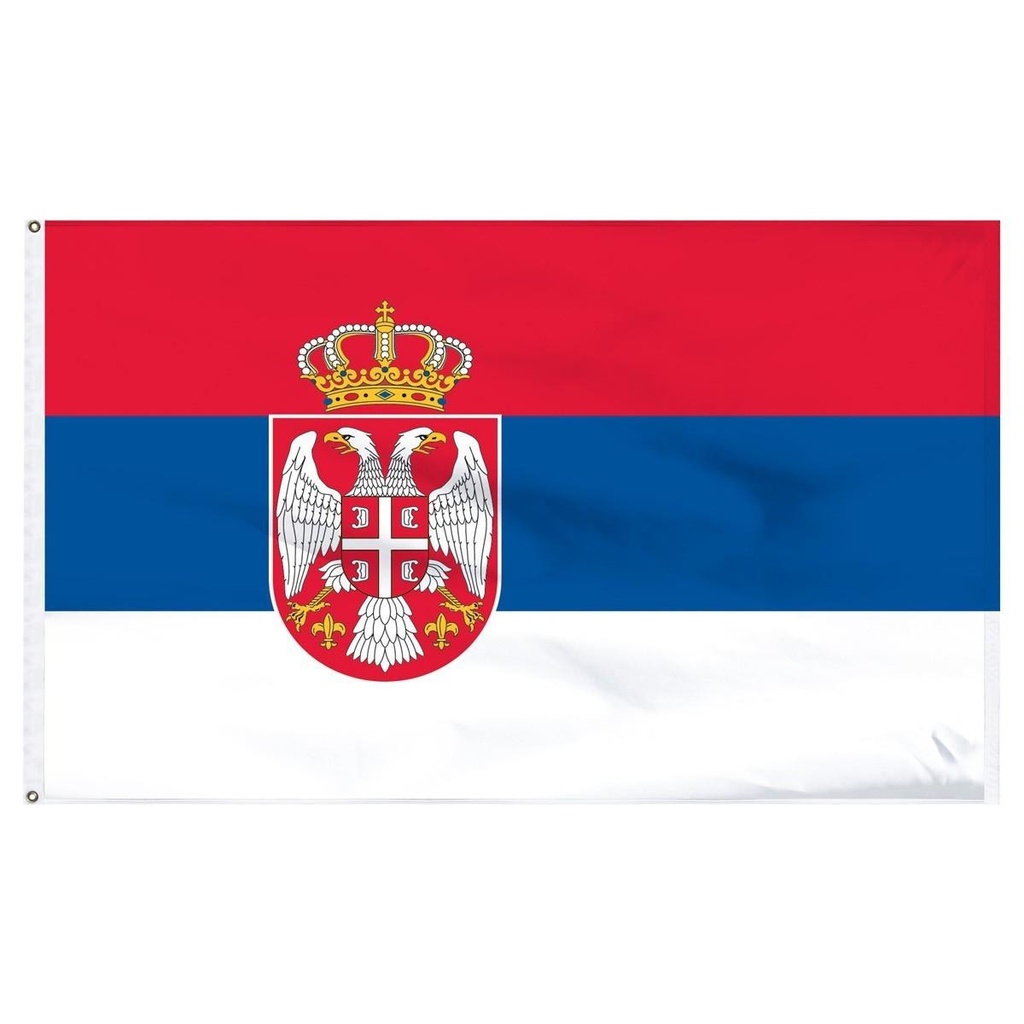 Serbia 4' x 6' Outdoor Nylon Flag
