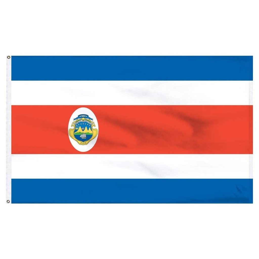 Costa Rica 5' x 8' Outdoor Nylon Flag