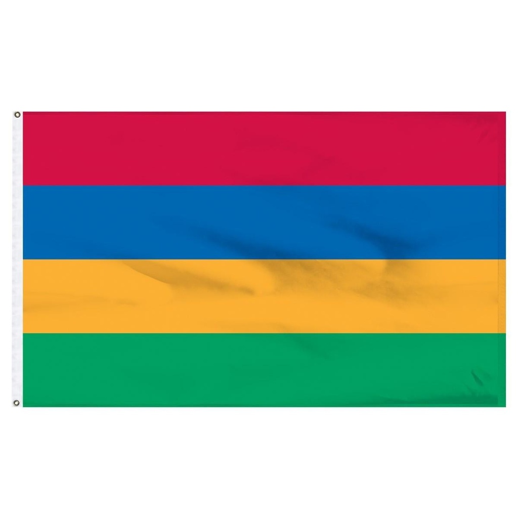 Mauritius 5' x 8' Outdoor Nylon Flag