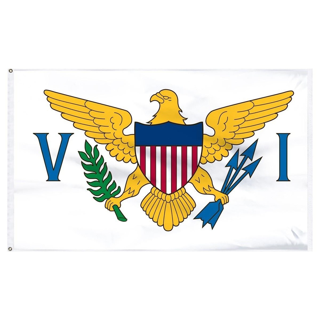US Virgin Islands - U.S. 5' x 8' Outdoor Nylon Flag