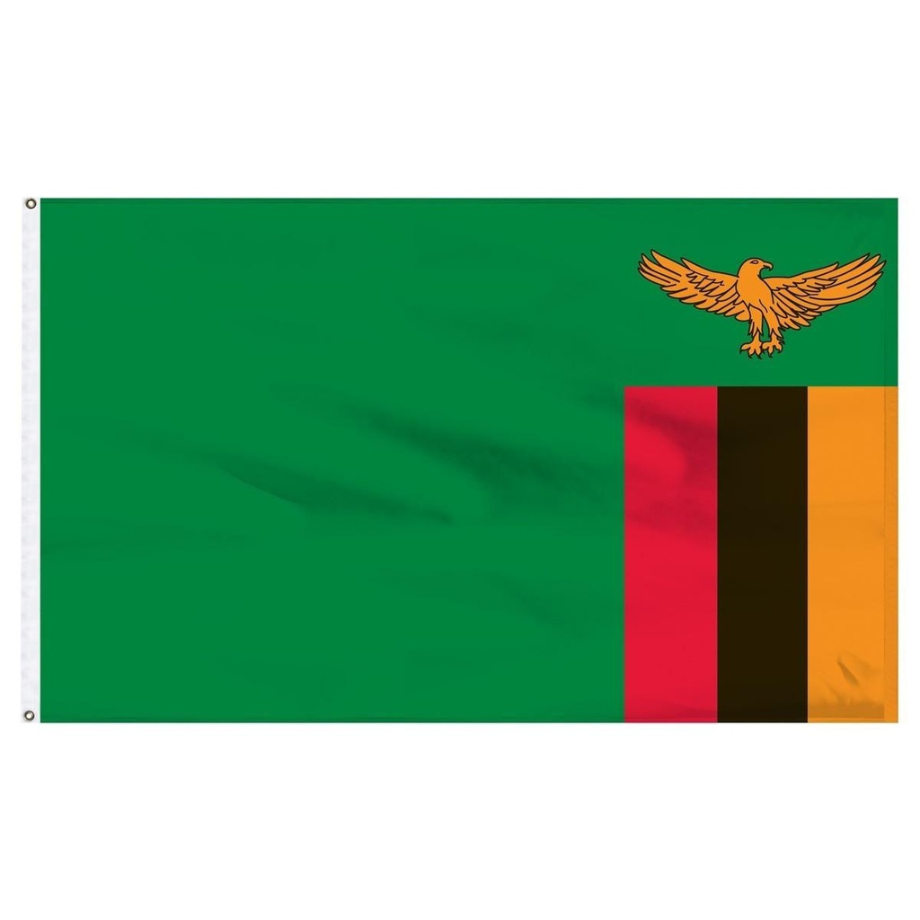 [Zambia23] Zambia 2' x 3' Light Weight Polyester