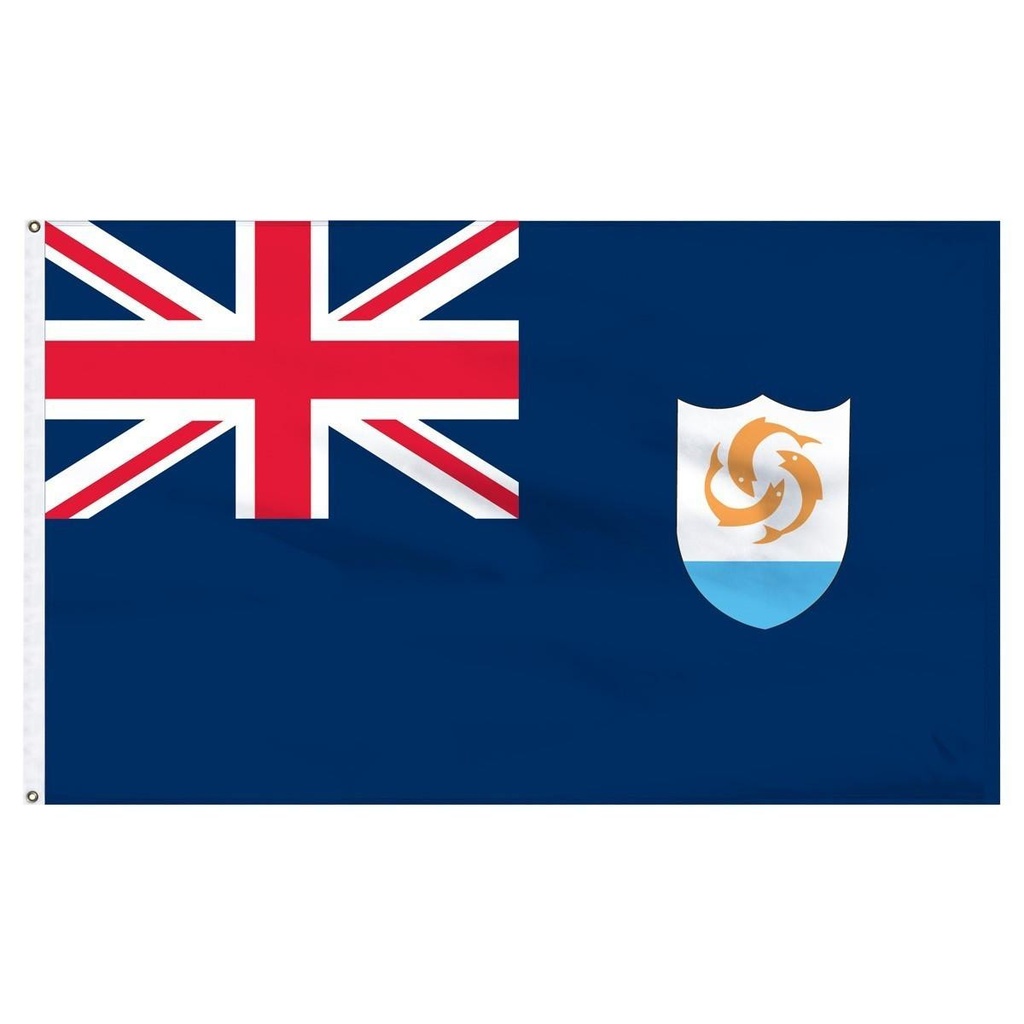 [anguilla35] Anguilla 3' x 5' Light Weight Polyester