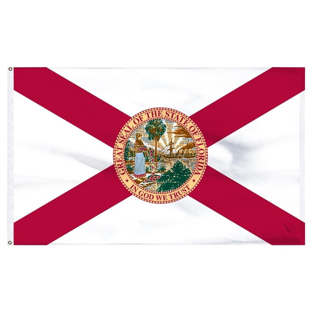 [20301] Florida 2' x 3' Outdoor Nylon Flag