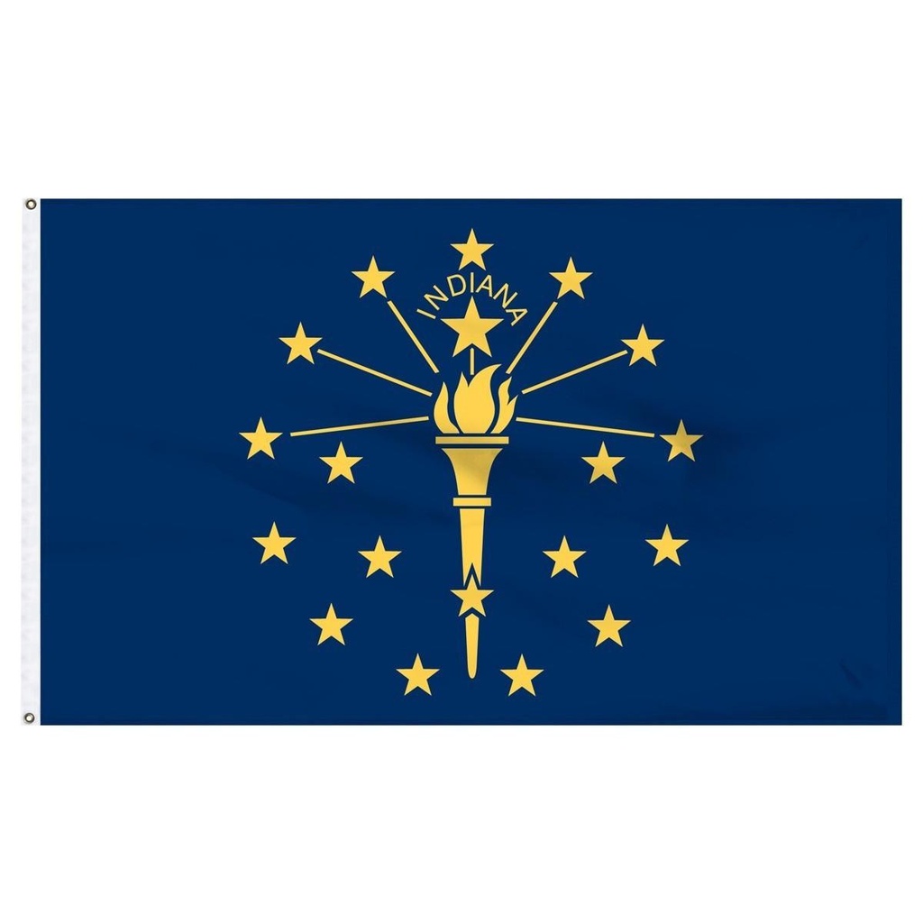 [20486] Indiana 2' x 3' Outdoor Nylon Flag