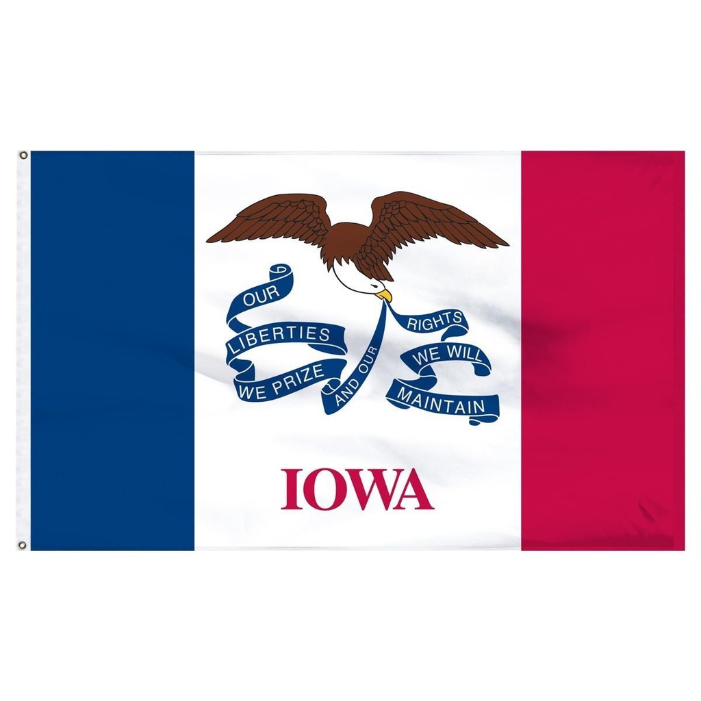 Iowa 2' x 3' Outdoor Nylon Flag