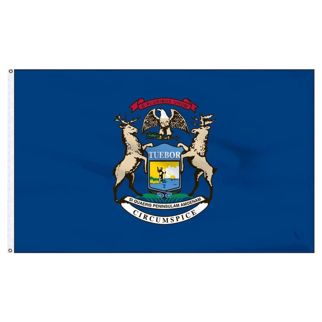 Michigan 2' x 3' Outdoor Nylon Flag