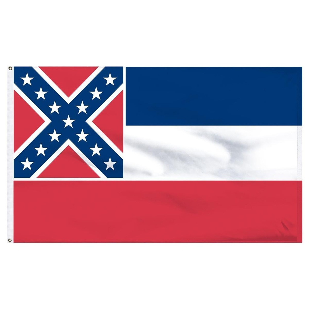 [20856] Mississippi 2' x 3' Outdoor Nylon Flag