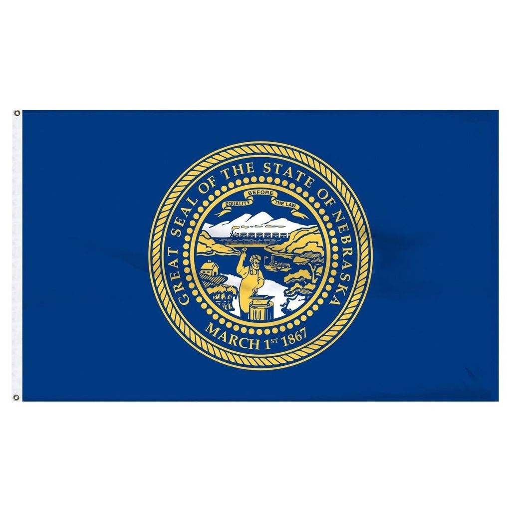 Nebraska 2' x 3' Outdoor Nylon Flag
