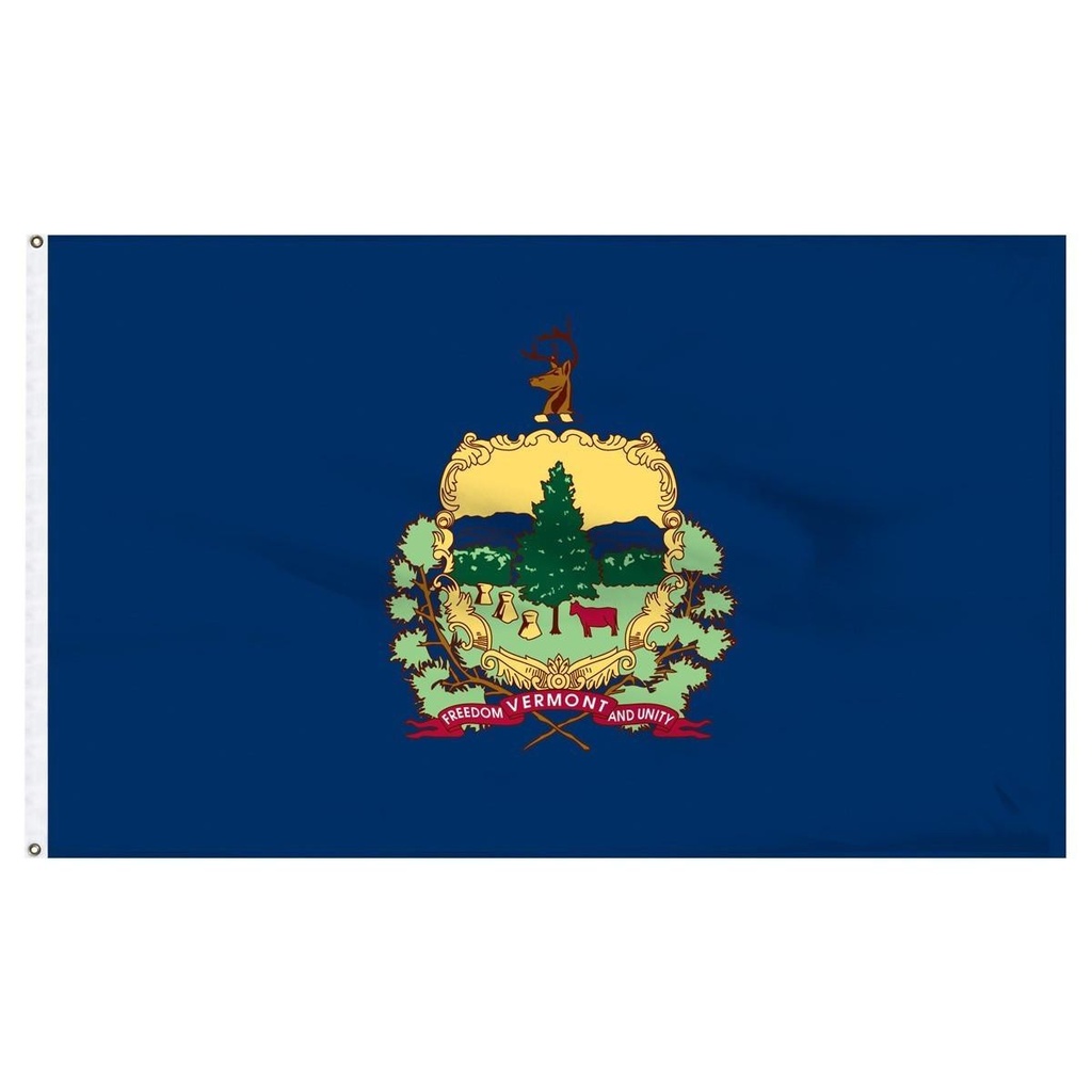 [21638] Vermont 2' x 3' Outdoor Nylon Flag