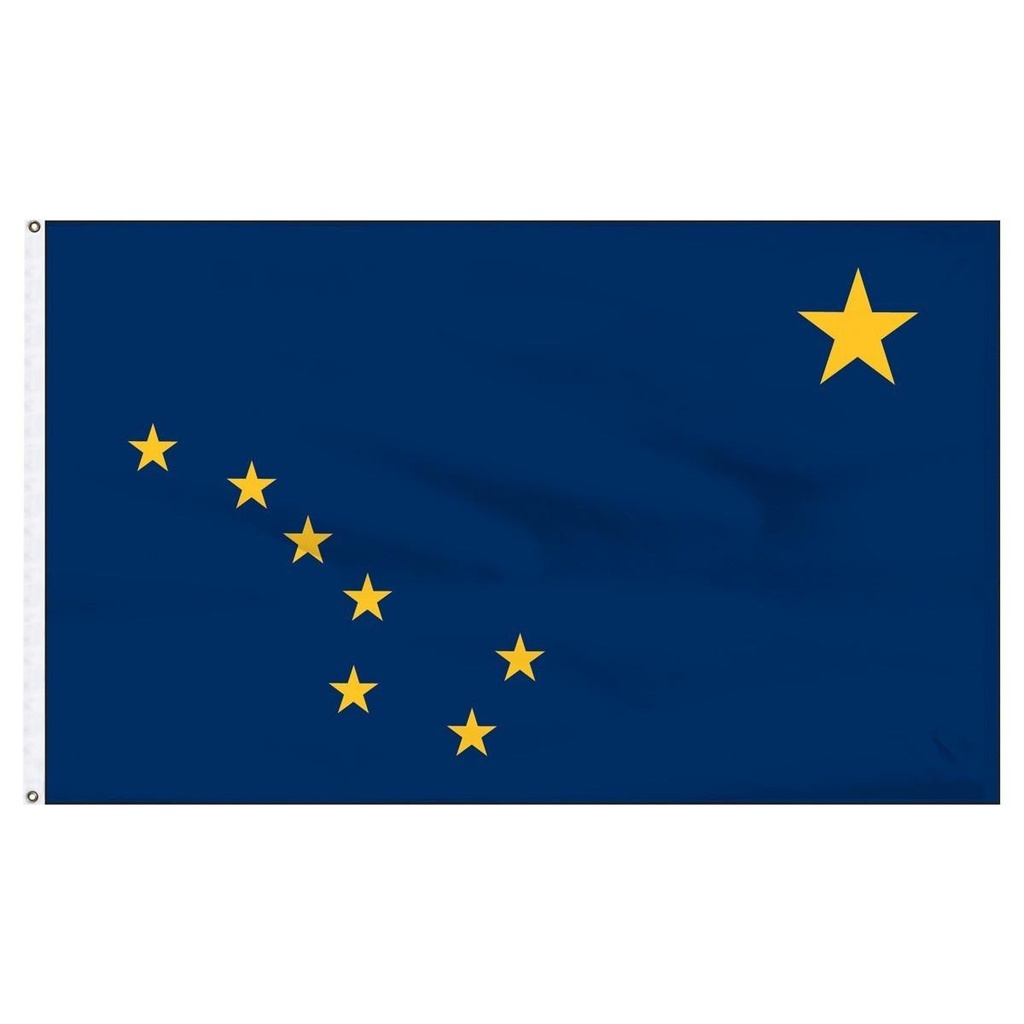 [20044] Alaska 3' x 5' Outdoor Nylon Flag