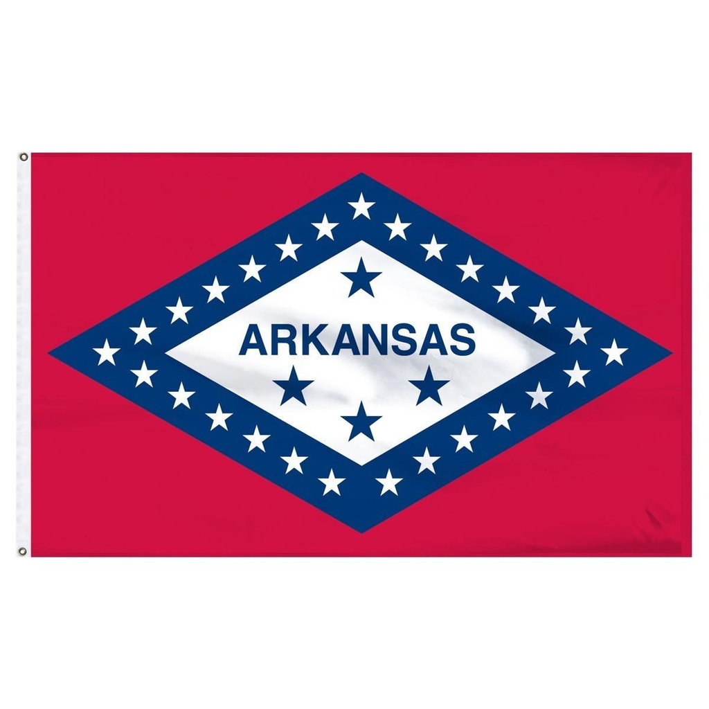 [20118] Arkansas 3' x 5' Outdoor Nylon Flag