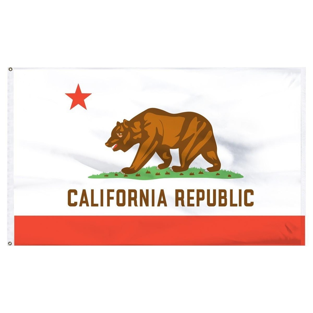 [20155] California 3' x 5' Outdoor Nylon Flag