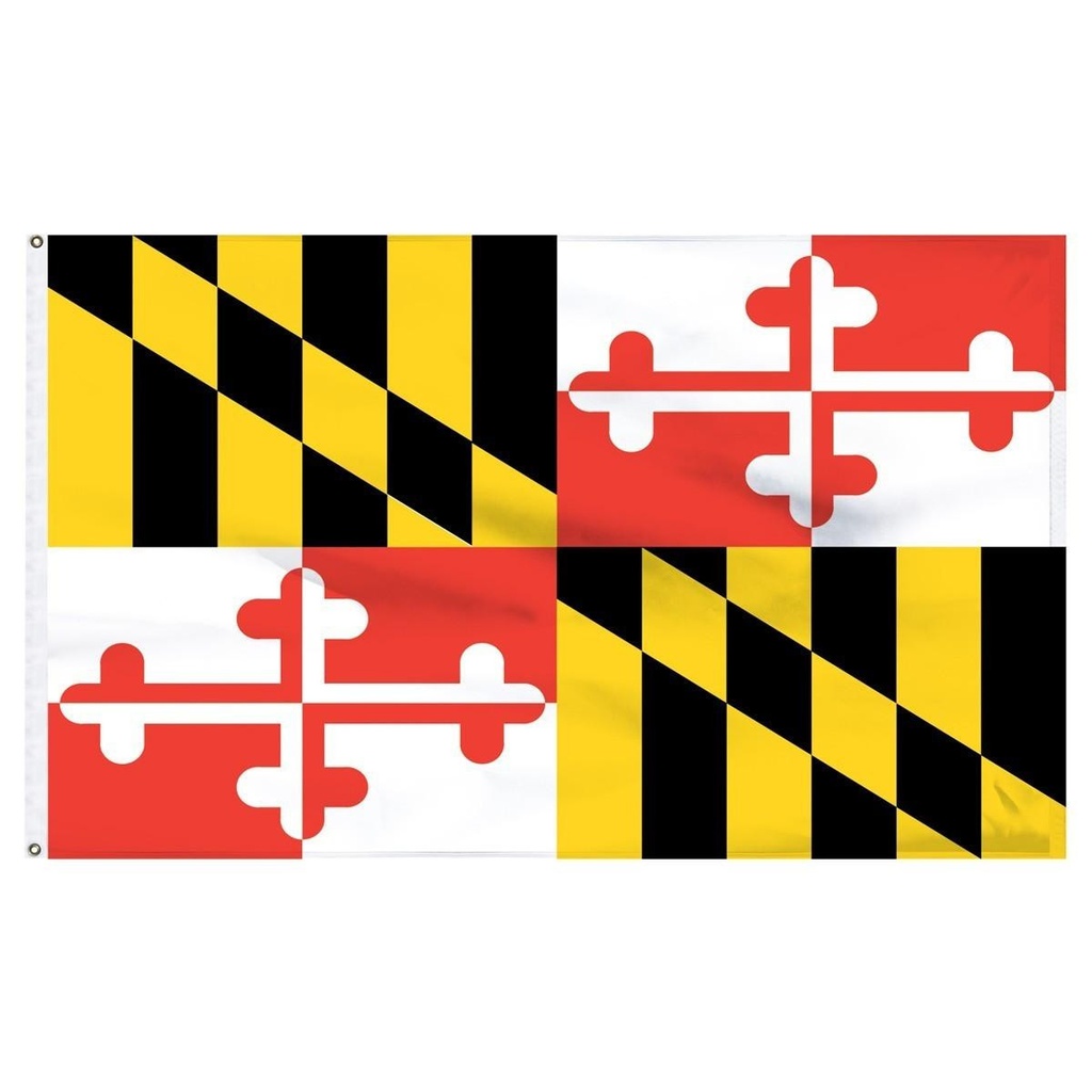 [20710] Maryland 3' x 5' Outdoor Nylon Flag