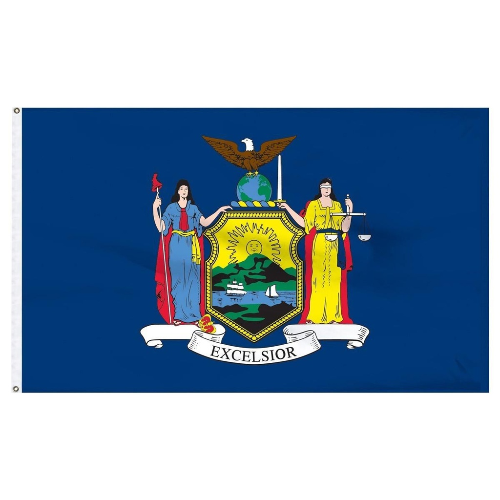 [21154] New York 3' x 5' Outdoor Nylon Flag
