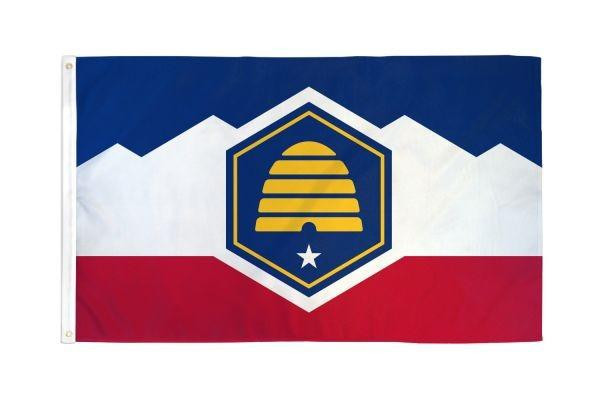Utah 3' x 5' Beehive Outdoor Nylon Flag