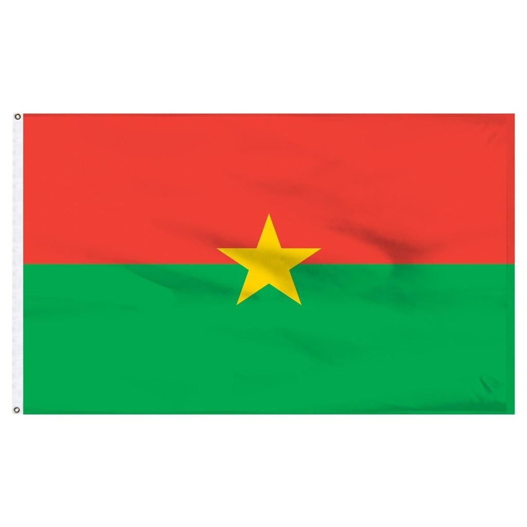 Burkina Faso 3' x 5' Light Weight Polyester