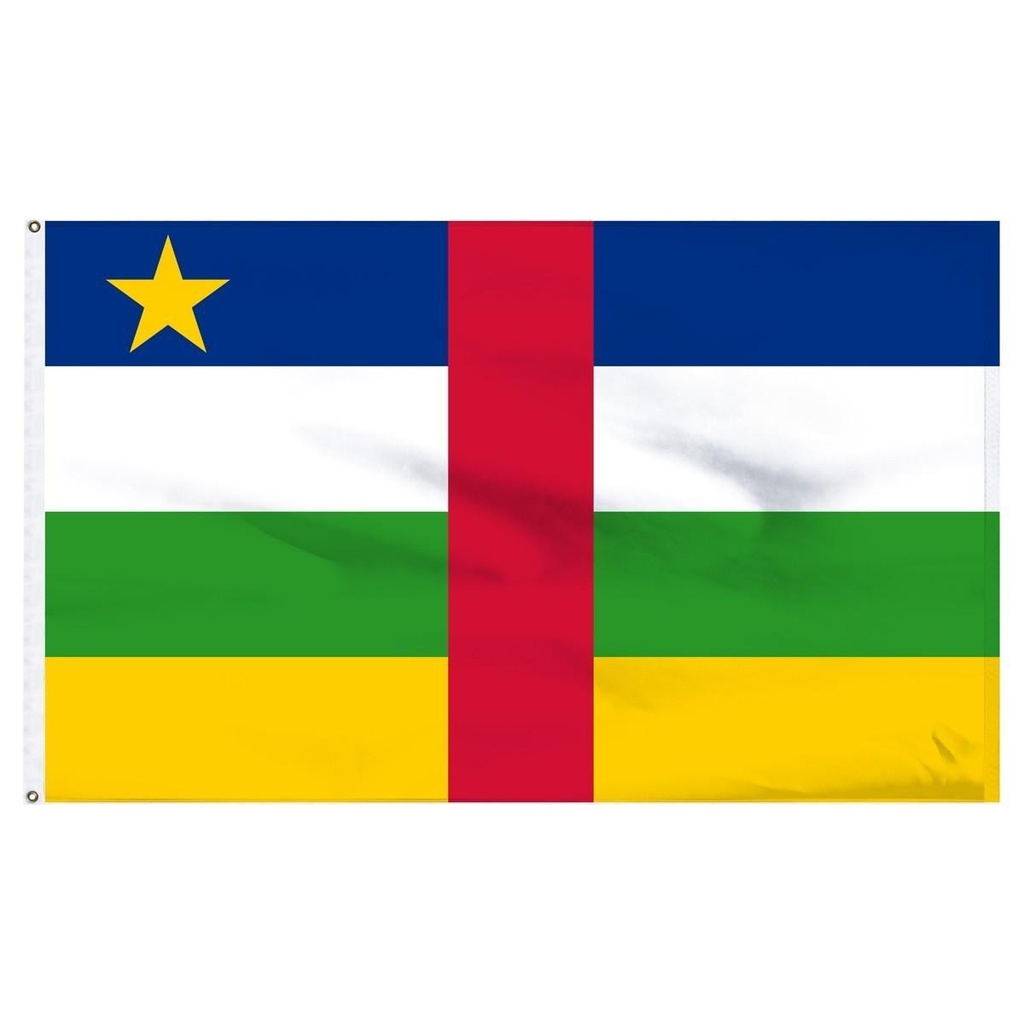 Central African Rep 3' x 5' Light Weight Polyester
