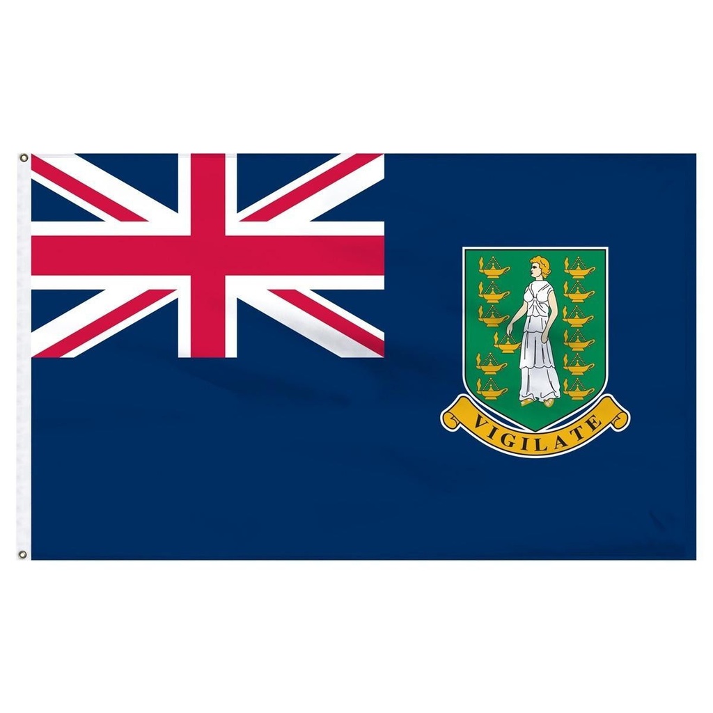 [BritishVirginIslands23] British Virgin Islands 2' x 3' Light Weight Polyester