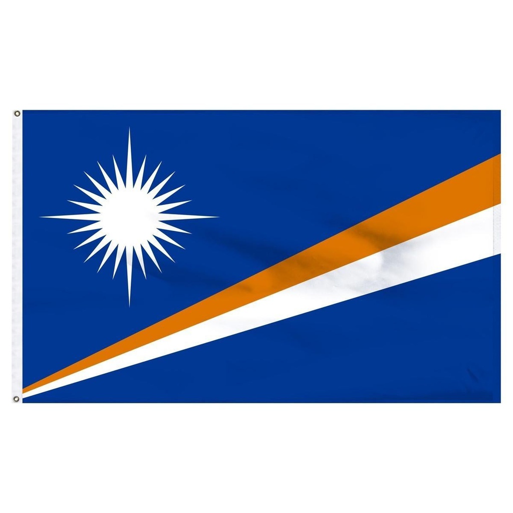 Marshall Islands 3' x 5' Light Weight Polyester