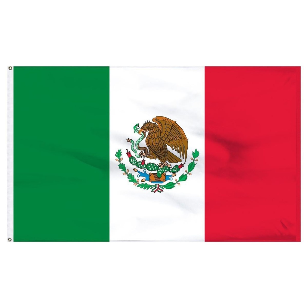 Mexico 3' x 5' Light Weight Polyester