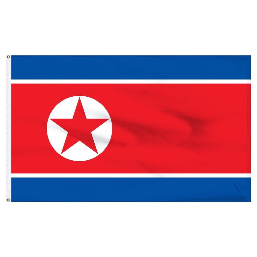 North Korea 3' x 5' Light Weight Polyester