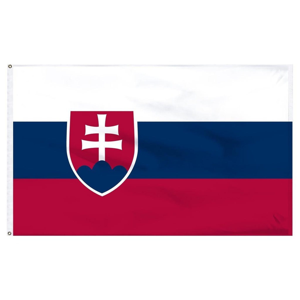 Slovakia Republic 3' x 5' Light Weight Polyester