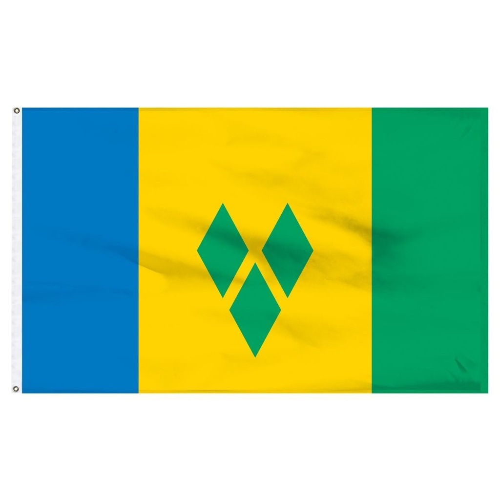 St. Vincent & Grenadines 3' x 5' Light Weight Polyester