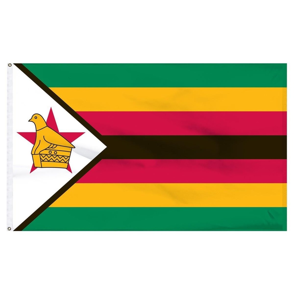 [Zimbabwe35] Zimbabwe 3' x 5' Light Weight Polyester
